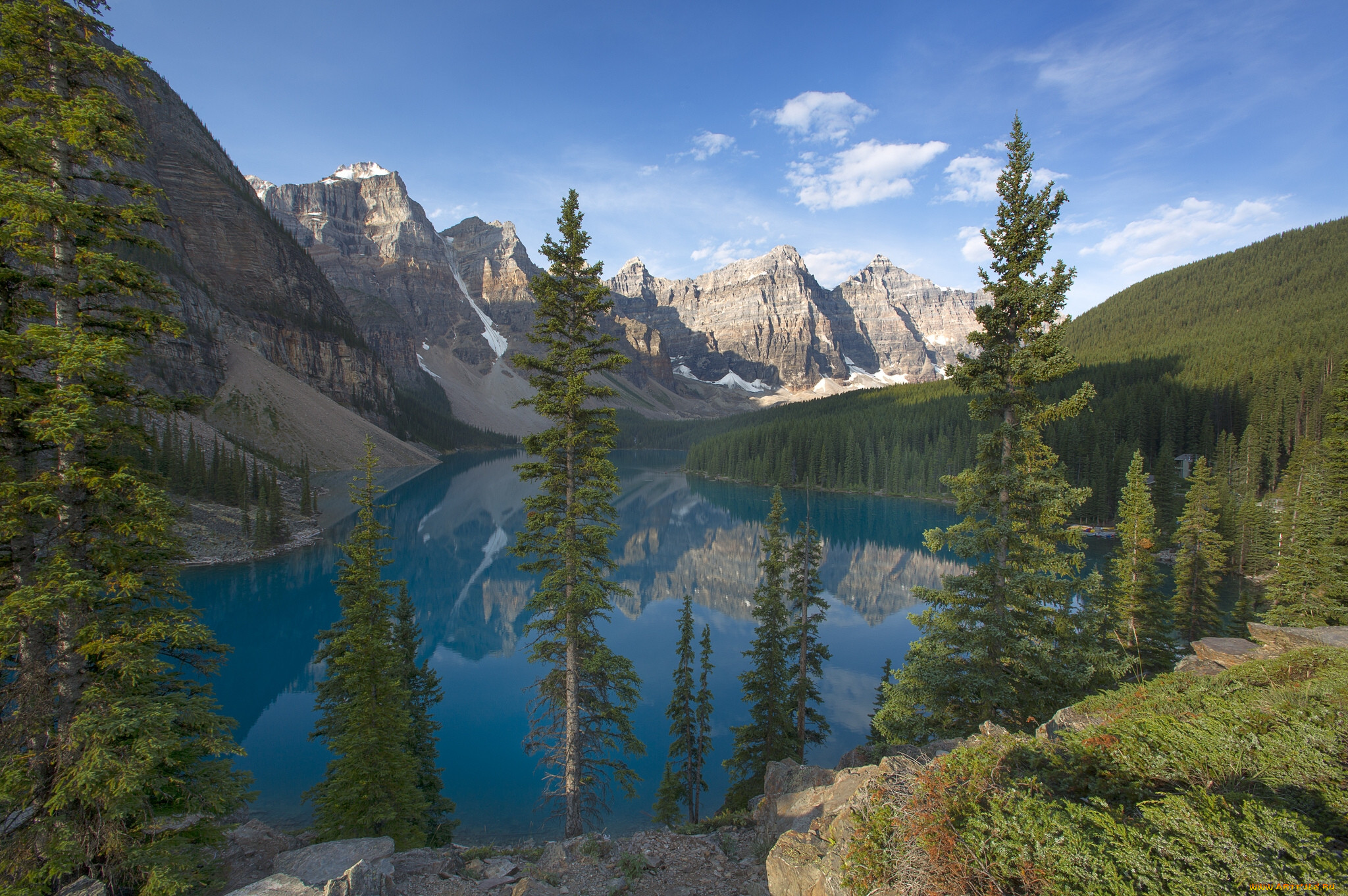 moraine, lake, banff, national, park, canada, , , , , , , , , , valley, of, the, ten, peaks, , , , 